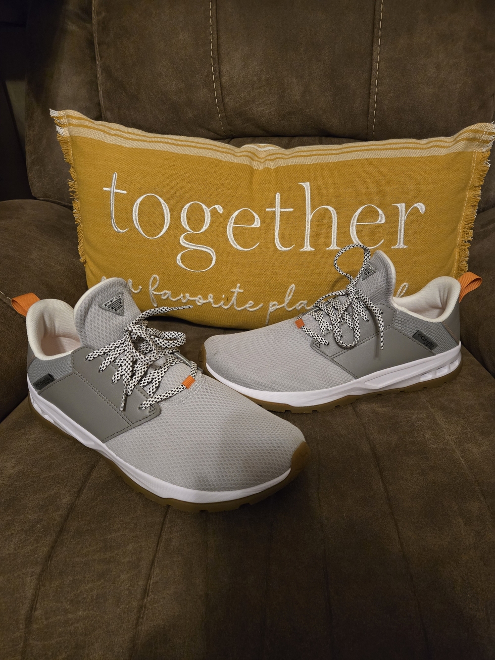 Columbia PFG White and Brown Men’s Shoes